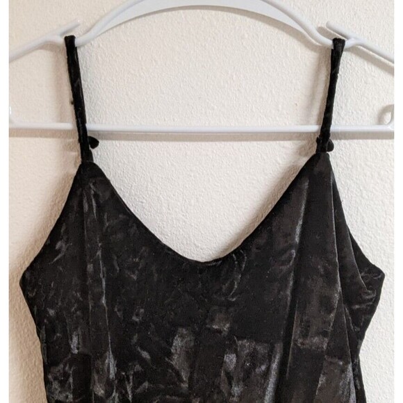 Women's RT Black Velvet Bodysuit made in South Africa Size Small/Medium - Picture 2 of 9